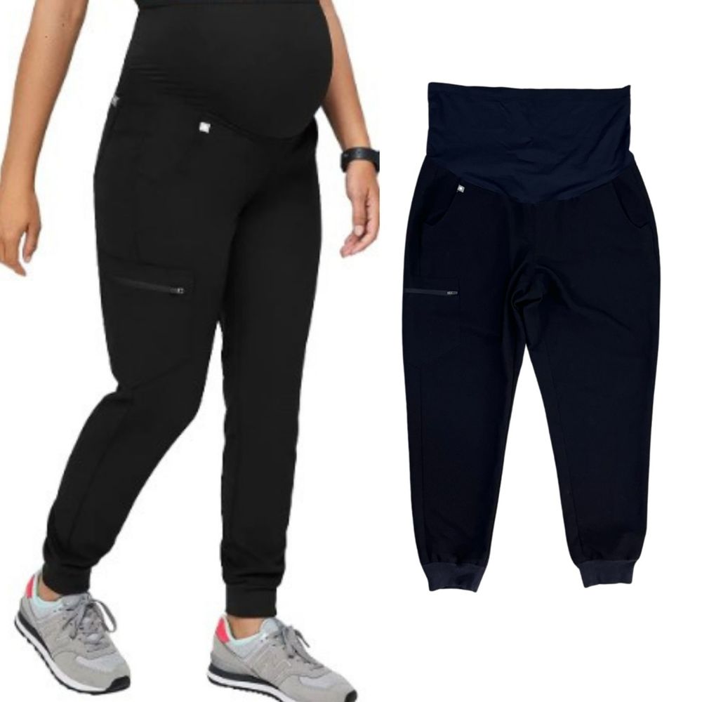 Figs black Maternity Joggers